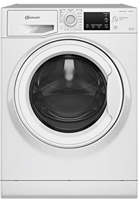 Bauknecht WT Eco Plus 86 43 N Waschtrockner/ 8/6 kg Waschen/Trocknen / Active Care Wash & Dry Technologie /Flecken 40° / Dampf-Programm / Wolle-Programm / Nachlegefunktion / PRO-Inverter Motor, Weiß