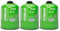 Generisch Optimus 3 x Ventil-Gaskartuschen Füllmenge 450g