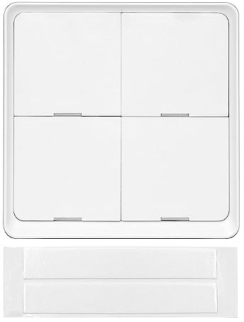 ANCLLO Zigbee Smart Scene Switch 12 Scenes, Wireless Wall Switch Compatible with Tuya/Smart Life App (Requires Zigbee Hub)