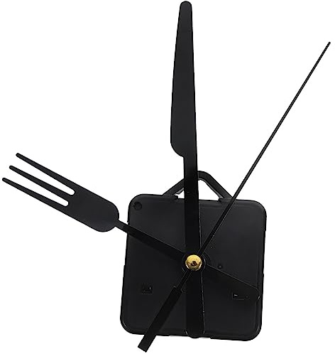 OSALADI Kit De Mecanismo De Reloj De Cuarzo Conjunto De Números De Reloj Mecanismo De Movimiento con Manecillas En Forma De Y Tenedor para Reparación De Reloj DIY Rojo