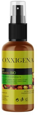 Oxxigena - 100% Reines Bio-Jojobaöl - 100 ml Spray - Kaltgepresst - Tief pflegend für die Haut, verleiht dem Haar Glanz - Vegan und ohne GVO