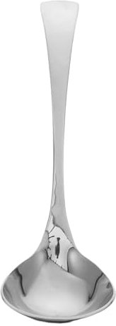 COSMEVIVI 2pcs Stainless Steel Serving Ladle Heavy-Duty Soup Spoon for Gravy and Salad Dressing Ergonomic Handle for Comfortable Use Dishwasher Safe for Kitchen and Buffet