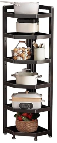 Adjustable Corner Shower Shelf Multi-Level Storage nizer 50.8in Freestanding Etagere for Kitchen & Bedroom Versatile Space-Saving Solution