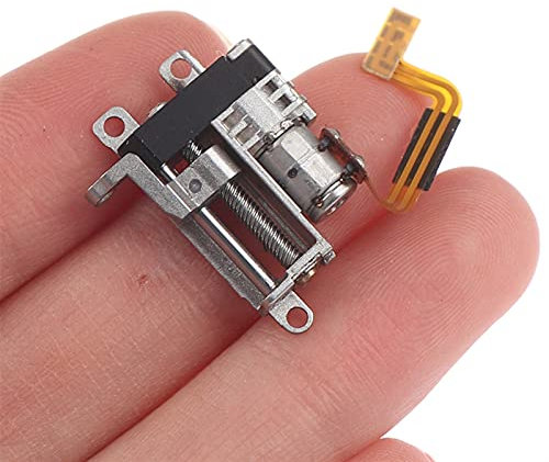 Leloo Lcuihong-Mini-Gleichstrommotor Planetengetriebe Schrittmotor, Mini 5mm Motor mit Metallgetriebe Metall, Schraubschieber DIY Ersatzteile