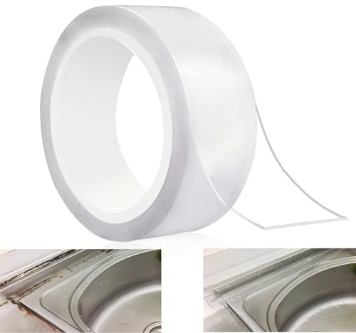 Transparent Sealing Tape, Waterproof & Weatherproof for Windows, Kitchen