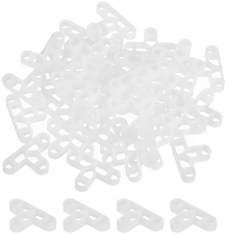 QUARKZMAN Fugenkreuze für Terrassenplatten 10mm - 100 Stück T - From Fliesenkreuze Abstandshalter, Kreuze im Außenbereich für Platten Pflaster Terrasse Balkon