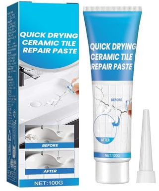 GNAUMORE Colle Carrelage Extérieur pour Carreaux,Colle a Carrelage,pour Carreaux de Céramique,Baignoires,Acrylique,Etanche et Anti-Fuite