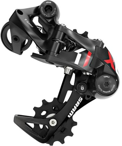 Sram X01 DH X-Horizon3.0 Schaltwerk schwarz/rot 1size