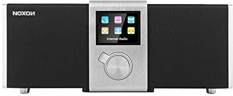 NOXON Nova II Internet-/DAB+ Radio mit Spotify, 50W schwarz/silber