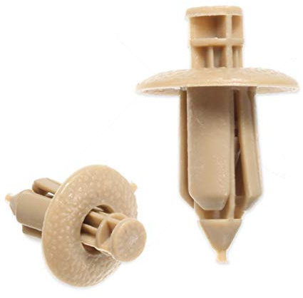 C-FUNN 10Pcs Plastica Rivetto Trim Pannello Auto Fastener Clip Porta Beige per Volvo C70/S60/S80/V70