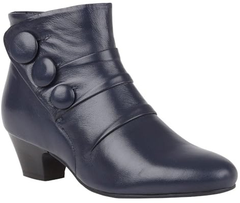 Lotus Prancer Womens Ankle Boots 7 UK Navy