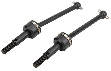 Tbest Eje de transmisión RC, 2 Piezas de CVD de Metal Negro Ejes de transmisión Delantero y Trasero para HPI RS4 Sport 3 1/10 RC Model Car(Negro)