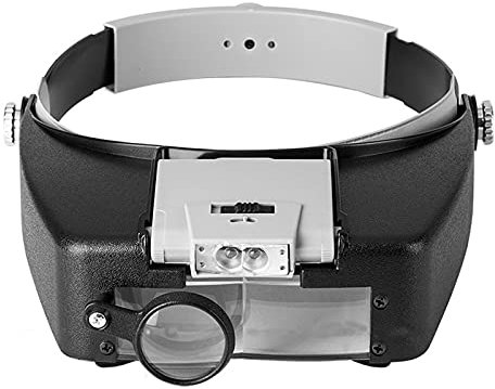 WZCXYX Lupa Dental Magnificación Binocular Dental Magnifier Cirugía Magnificadora Quirúrgica Faro Faro Faro(Color:Gris)