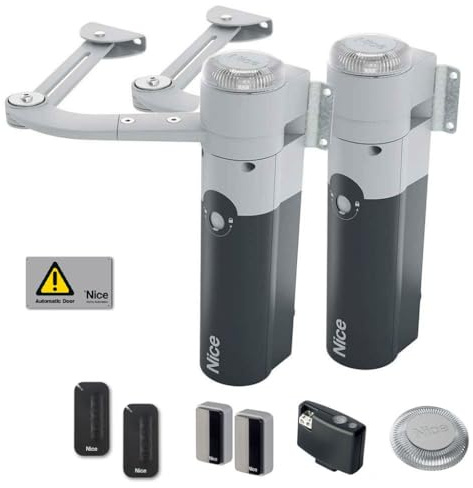 Dieffematic NICE WALKY2024KCE WALKY KIT - Automazione Cancello Battente Bidirezionale, Braccio Articolato, 24 Vdc