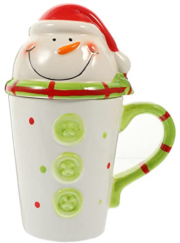 TOPBATHY Weihnachtstassen Keramiktassen Als Trinkbecher Frühstücksbecher Wasserbecher Milchbecher Teebecher Für Familie Freunde Kollegen Weihnachtskaffeetassen