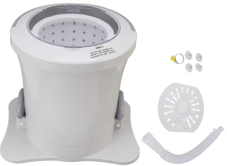 Déshydrateur Manuel, Mini Déshydrateur Portable électricité Haute capacité 2500 Tr/min pour la Maison pour les Voyages (Blanc)