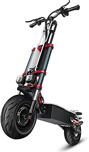 Lohang 6000W Elektro Scooter für Erwachsene E Scooter E Roller Klappbar Doppelmotor Doppelaufhängung 12 Zoll Motorroller für Pendler 60V 38Ah Lithiumbatterie 200kg Last