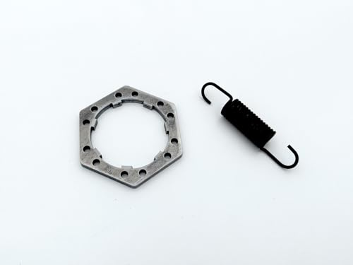 zwoatakter Sicherung Krümmermutter Auspuff Simson Schwalbe KR51 oder S51 (passend für Krümmermutter mit 7 Nuten)