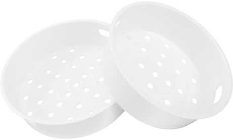 FUNOMOCYA 2stücke Dampfschale -dampfbehälter Haushaltsdampfkorb Multifunktions-dampfgarer Wohnaccessoire Dampfer Für Lebensmittel Dämpfen Und Erhitzen