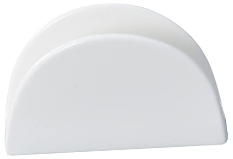 SHOWERORO Serviettenhalter Aus Keramik Serviettenständer Flacher Serviettenhalter Für Kleine Servietten Serviettenaufbewahrung Für Zuhause Tischdeko