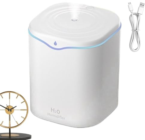 Humidificadores para dormitorio, humidificador de aire de viaje con niebla fría