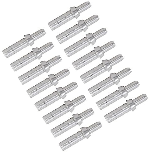 Supvox 3 Sätze 3 Sets Pfeilschaft Aluminiumsitz Zubehör Compoundbogen Zubehör End Tails Bogen Nocke Jagdpfeil Zubehör Nocke End Nocke 40 Stück * 3
