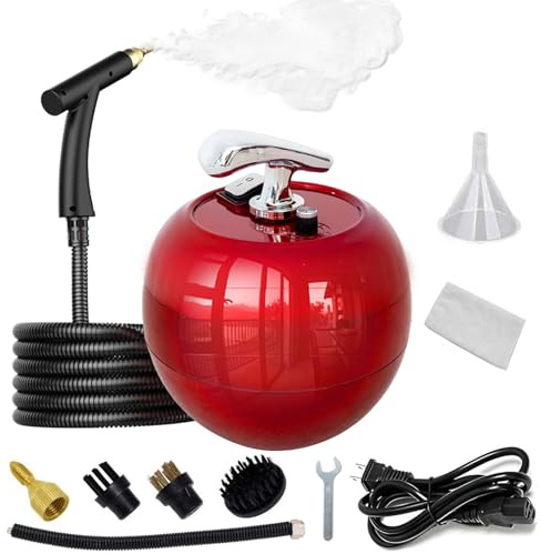 OUTIGO Pulitore a vapore portatile, Pulitore ad alta temperatura da 2000 W, 6 velocità regolabili, serbatoio dell'acqua da 1500 ml, Molto adatto per rimuovere utensili da cucina, sporco dal pavimento