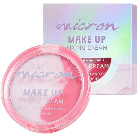 Hiemible Polvo Fijador - Primer de Maquillaje,Control de Brillo Duradero y Fijación 4.5g para Piel Sensible con Acabado Natural Base de Maquillaje para Mujeres