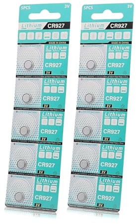 Wayfadacc 20 piles bouton CR927 3 V au lithium pour montres, calculatrices et jouets télécommandés