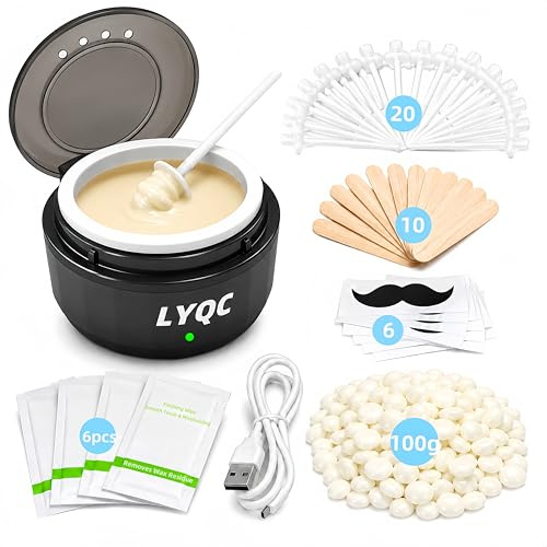 LYQC Nose Wax Kit for Men & Women, Nose Ear Hair Removal Kit