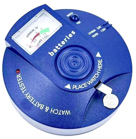 UxicRuya Tester Del Movimento Dell'orologio, Analizzatore, Strumento per La Riparazione Degli Orologi, Tester Elettrico per Orologiai Amatoriali E