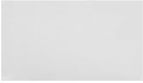 Beavorty Leeres Banner 90x148cm aus Polyester Individuell Gestaltbares Großes Weißes Bannerschild zum Aufhängen für Büro und Festveranstaltungen