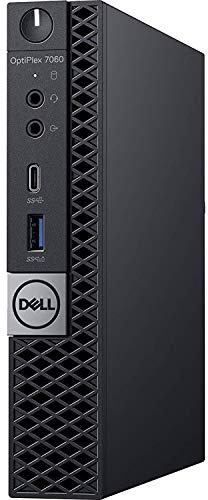 DELL OptiPlex 7060 2.1GHz i5-8500T MFF Negro Mini PC - Ordenador de sobremesa (2,1 GHz, 8ª generación de procesadores Intel® Core™ i5, i5-8500T, 8 GB, 500 GB, Windows 10 Pro)