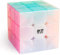D-FantiX Schillernde Zauberwürfel 3x3, QY Toys Warrior W 3x3 Speed Cube Jelly Cube 3x3x3 Magic Cube Puzzles Transparente Pastellfarben