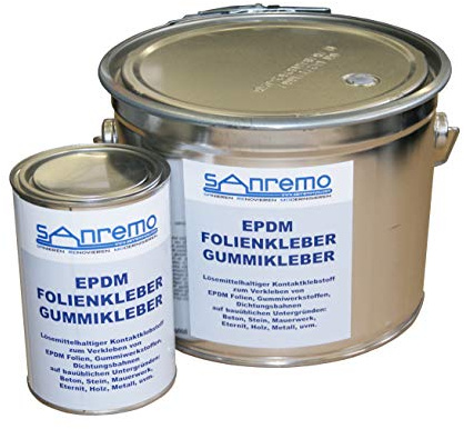 Colle de contact EPDM - Seau de 4 kg + boîte de 900 g
