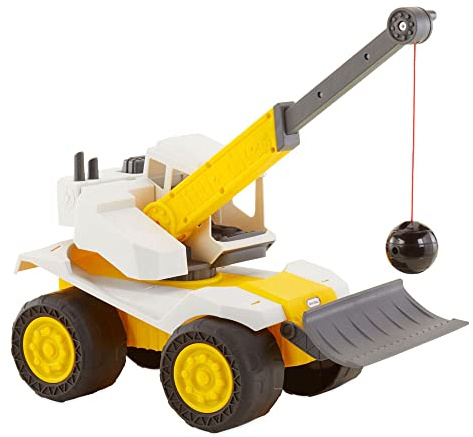 little tikes Dirt Diggers Tractopelle & Boulet de démolition – Intérieur/extérieur, Jouet de Construction – Facile à contrôler, divertissant, Encourage Les Jeux imaginatifs & Actifs – 2 Ans et +