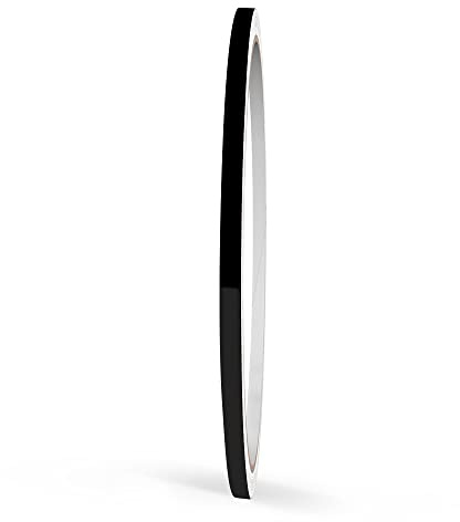 Motoking Bandes Décoratives, Noir Brillant, 6 mm Largeur, 10 m Longueur, RAL 9005, Autocollant Film Voiture Bateau Moto Camping-Car Caravane