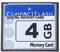 Gaetooely Professional 4GB Compact Flash Memory Card(White&Blue)