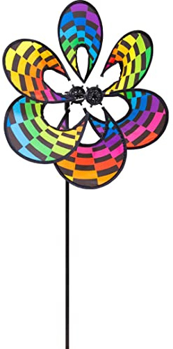 Wetterfahne zum Pflanzen – HQ – Blume Paradies Regenbogen
