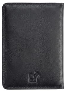 Josephine Osthoff Ausweisetui Reisepasshülle Hochformat Ausweishülle Leder Damen Gross Ausweistasche Herren Passport Cover RFID-Schutz Brieftasche ohne Münzfach (941), Farbe:Marine