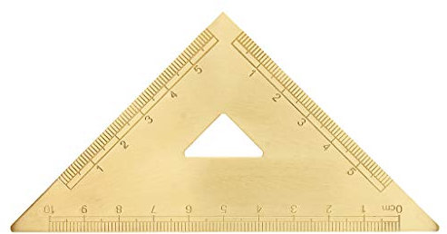 Mini-Messing-Mathematik-Lineal, Schmuck-Messwerkzeug, gleichschenkig, Dreieck