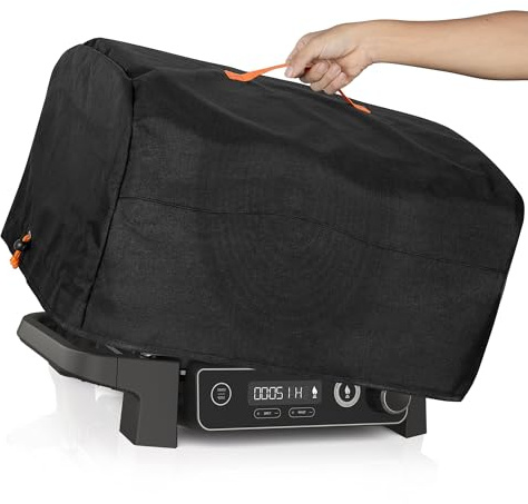 HODRANT Tragbare Grill Abdeckung, Grill Zubehör Tasche für den Außenbereich | Kompatibel mit Ninja OG701 OG751 OG700 Series Woodfire Grill, Grill Trage Tasche mit Griff und Innentasche