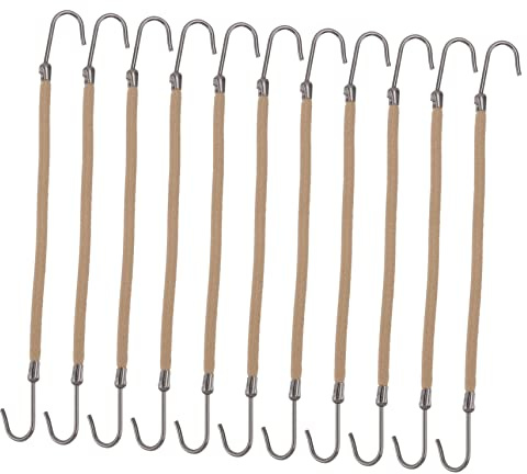 40 Ganchos Para Coleta Ganchos Para El Pelo Bandas Elásticas Para El Pelo Lazos Elásticos Para El Pelo Con Gancho Cordón Elástico Para Diademas Color Beige