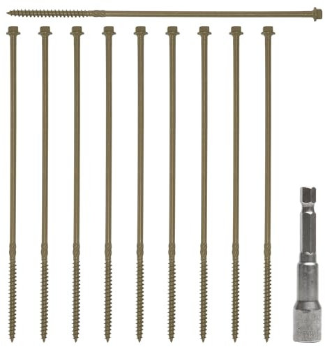 Woodside Hex Head Timber Screws 50 PACK - 250mm