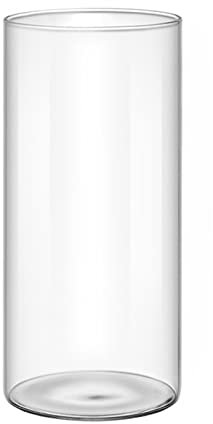 JUOPZKENN Cylinder Vase,Modern Glass Vase Clear Glass Vase Flower Vases Flower Vase for Centerpieces for Home Office Decor(8.5 * 20cm)