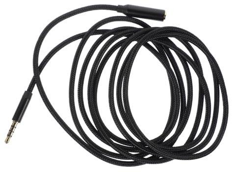 OSALADI 2m Cavo di Prolunga Audio da Cavo di Estensione Audio Femmina Maschio Prolunga per Cuffie e Telefono Connettore