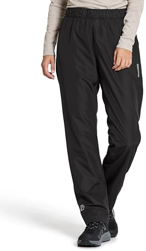 Didriksons - Nordic Pants - Damen Regenhose wasserdichte Winddichte Atmungsaktiv - Schwarz
