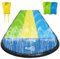 Wham-O Slip N Slide Triple Waver Rider con Boogie 548.64cm para niños de 5 a 12 años Backyard Water Fun