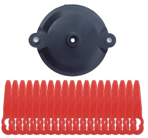 Luxuypon Lot de 40 lames de rechange pour tondeuse à gazon compatibles avec disque PRTA 20Li A1311046 Disque de coupe Outils électriques de jardin