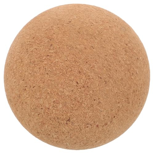 EXQUIMEUBLE Yoga Massageball 6cm Kork Massageball Für Rücken Nacken Füße Fitness Faszien Massagegerät Wellness